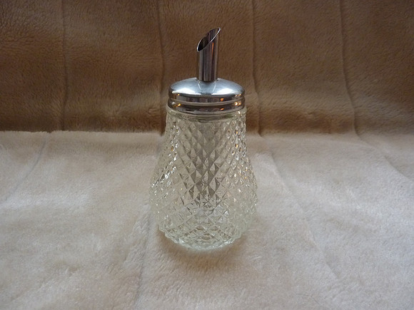 Vintage Glass Cafe Sugar Pourer