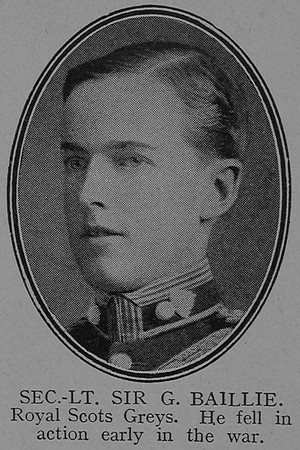 Baillie G 2nd Lt Sir 2nd Dragoons The Great War Vol 6