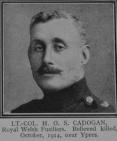 Cadogan H O S Lt Col 1st Royal Welsh Fusiliers