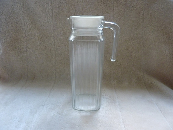 Vintage Retro Glass Lidded Jug 1950s/60s