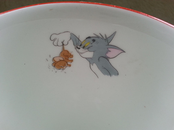 Retro St George Fine Bone China Tom And Jerry Mug 1990