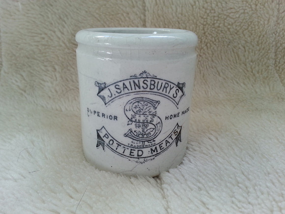 Vintage Sainsbury's Potted Meat Pot