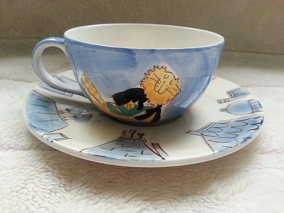 Beth For Whittard Of Chelsea Cats On The Tiles Large Cup And Saucer