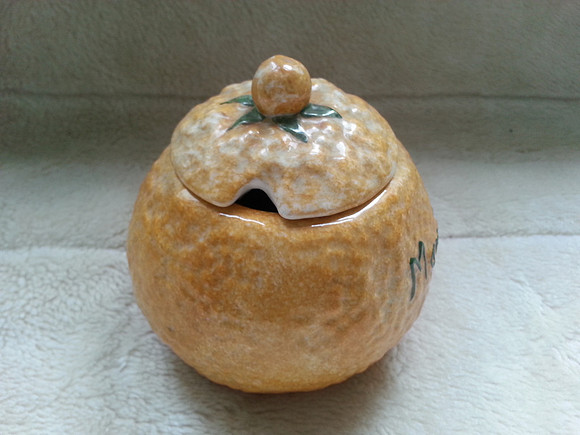 Vintage Retro 60s Lidded Marmalade Pot Royal Norfolk