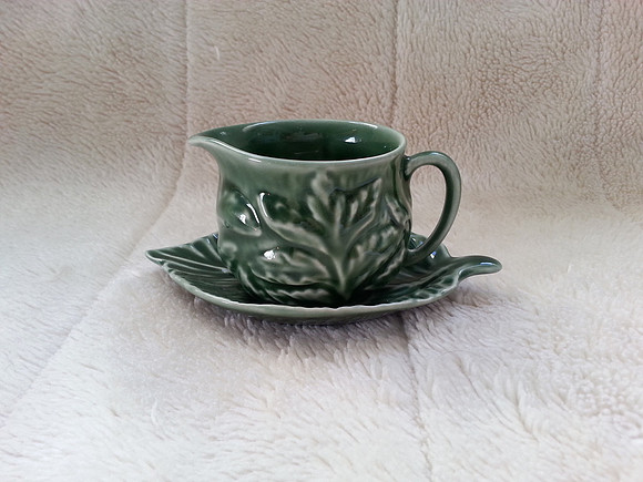 Sylvac Mint Sauce Jug And Saucer