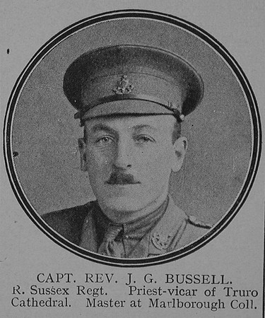 Bussell J G Captain 7th Royal Sussex Regiment The Great War Vol 6