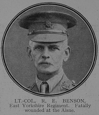 Benson R E Lt Col 1st East Yorkshire Regiment The Great War Vol 6