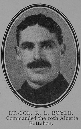 Boyle R L Lt Col 10th Canadian Infantry The Great War Vol 6