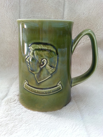 Holkham Pottery Prince Charles Caernarvon Investiture 1969 Commemorative Mug