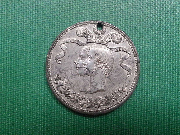 Medallion 1863 Prince Of Wales Marriage To Princess Alexandra