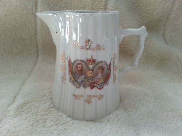 Vintage Commemorative Jug Coronation King George V 1911