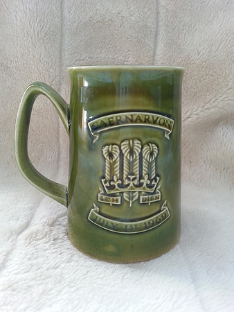 Holkham Pottery Prince Charles Caernarvon Investiture 1969 Commemorative Mug