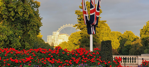 View Of The London Eye From The Mall 26th Sep 2022