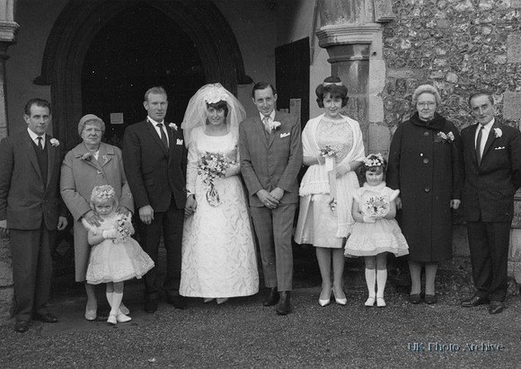 The Wedding Of Dennis R Waller And Dorothy J Overton Norwich 1965