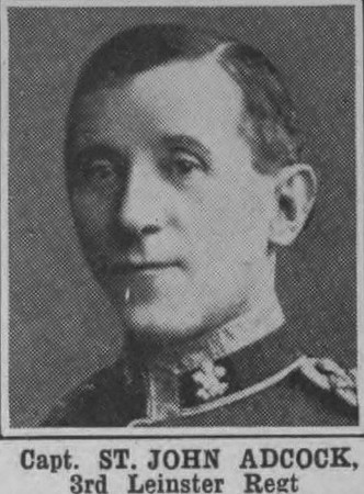 Adcock S J Captain 3rd Leinster Regiment The War Illustrated Vol 4