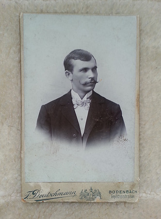 Carte De Visite Young German Man