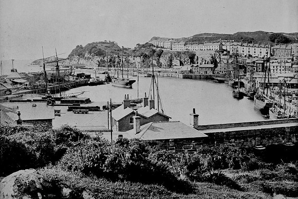 The Harbour And The Town Portmadoc 1890s