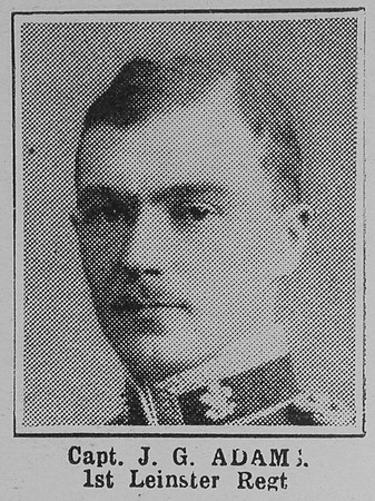 Adams J G Captain 1st Leinster Regiment
