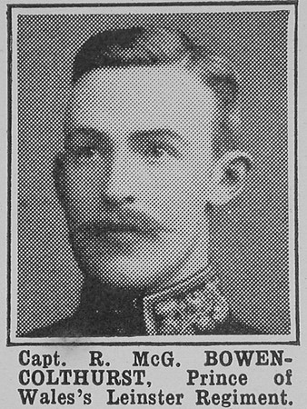 Bowen-Colthurst R M Captain Leinster Regiment