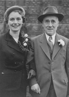 Joyce Harley With Her Father George Francis Harley 12th Dec 1953