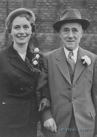 Joyce Harley With Her Father George Francis Harley 12th Dec 1953