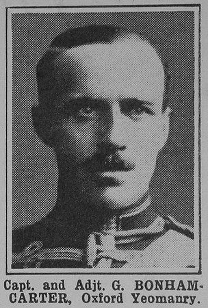 Bonham-Carter G Captain Oxfordshire Yeomanry