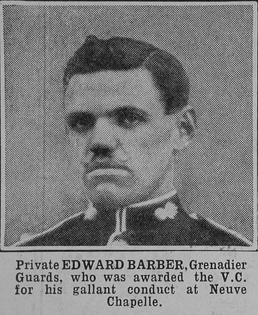 Barber E Pte VC Grenadier Guards