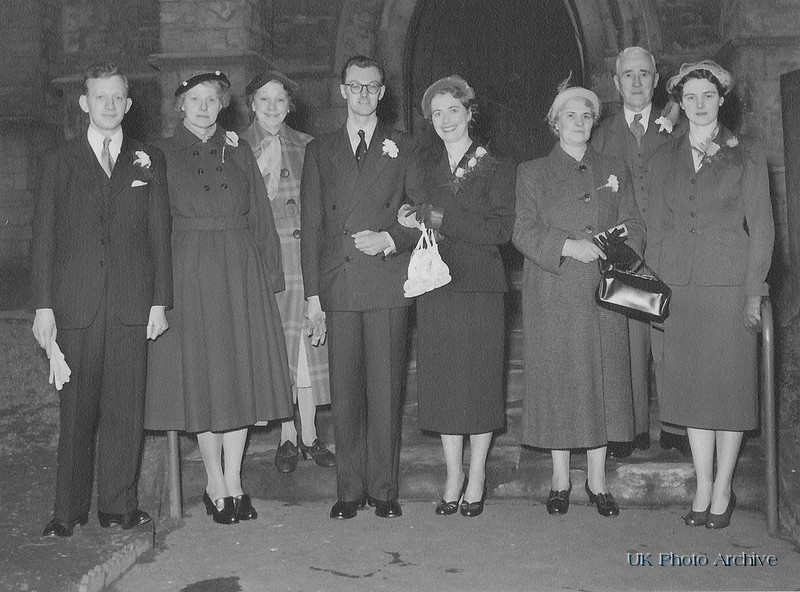 Wedding Of Joyce Harley And Denis Harry Benner 12th Dec 1953