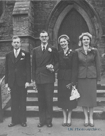 Wedding Of Joyce Harley And Denis Harry Benner 12th Dec 1953