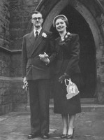 Wedding Of Joyce Harley And Denis Harry Benner 12th Dec 1953
