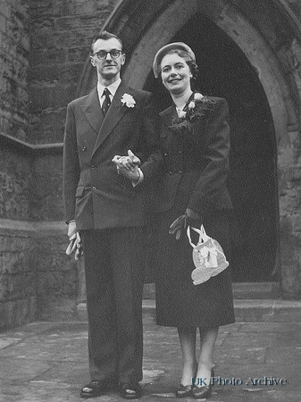 Wedding Of Joyce Harley And Denis Harry Benner 12th Dec 1953