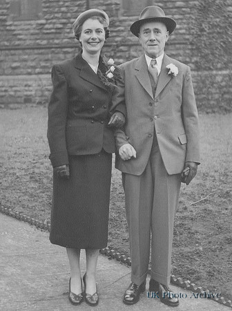 Joyce Harley With Her Father George Francis Harley 12th Dec 1953