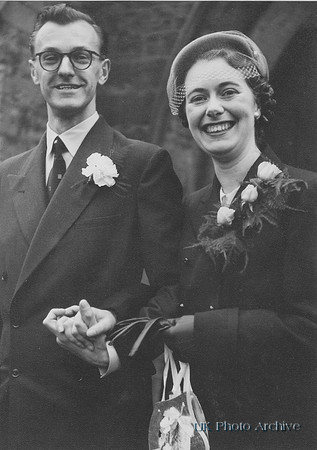 Wedding Of Joyce Harley And Denis Harry Benner 12th Dec 1953