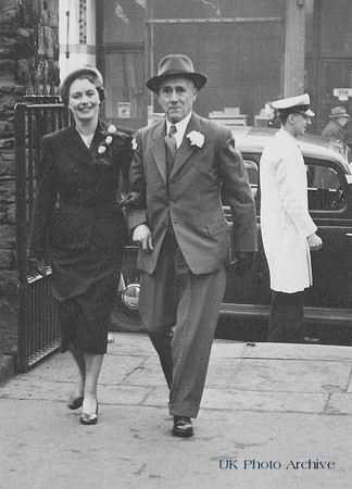 Joyce Harley With Her Father George Francis Harley 12th Dec 1953