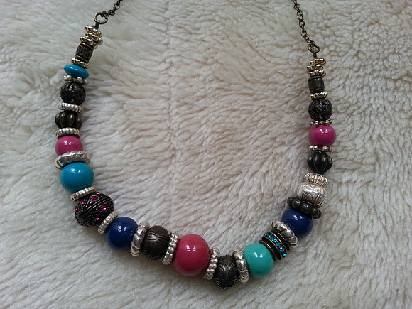 Accessorize Colourful Bead Nacklace