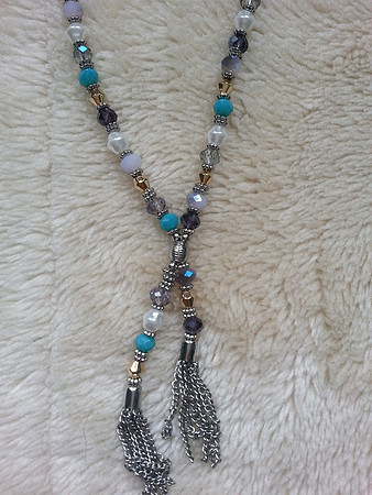 Brand New Marks And Spencer Pastel Shades Bead Necklace