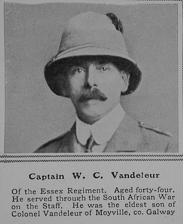 Vandeleur W C Captain Essex Regiment The Sphere 19th Sep 1914