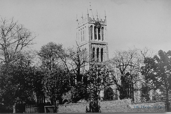 Melton Mowbray Church Leicestershire 1940s