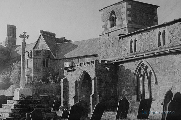 The Old Hall And Church Ragdale Leicestershire 1940s