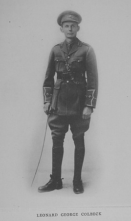 Colbeck L G 2nd Lt MC Royal Field Artillery