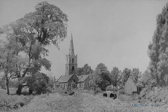 Knighton Church Leicestershire 1940s
