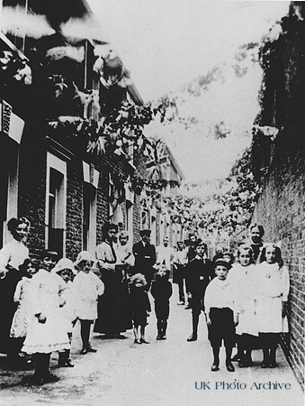 King George V Coronation Celebrations Church Street Sutton Surrey 1911