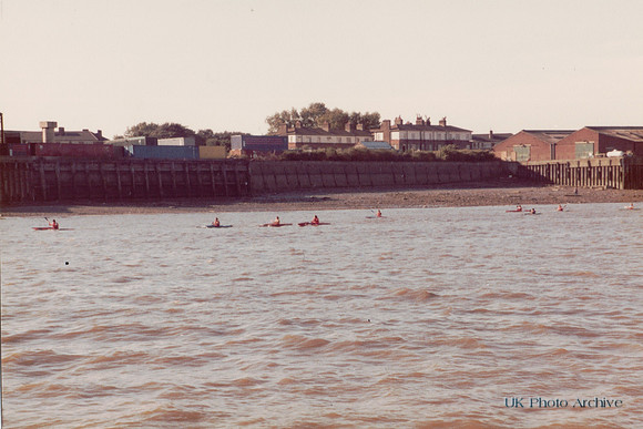 Kayaks On The Thames 1970s