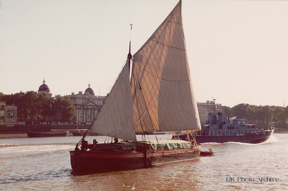 The Thames At The Royal Naval College 1970s