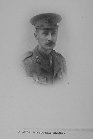 Blandy C M Captain Royal Field Artillery