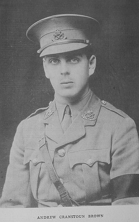 Brown A C 2nd Lt 11th South Staffordshire Regiment