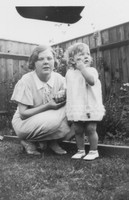 Fanny Roe (Nee Butler) With Her Daughter Sheila Pamela Roe