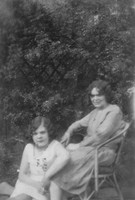Emily Caroline Butler (Nee Chappell) Seated And Her Daughter