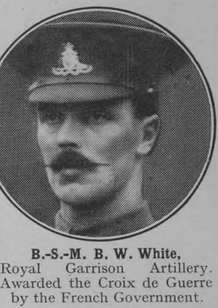 White B W BSM Croix De Guerre The War Illustrated Vol 9