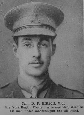 Hirsch D P Captain VC Yorkshire Regiment The War Illustrated Vol 9